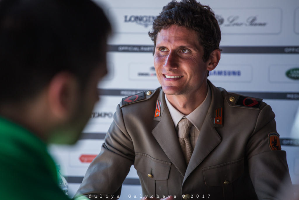 Alberto Zorzi playde the ace in Monaco